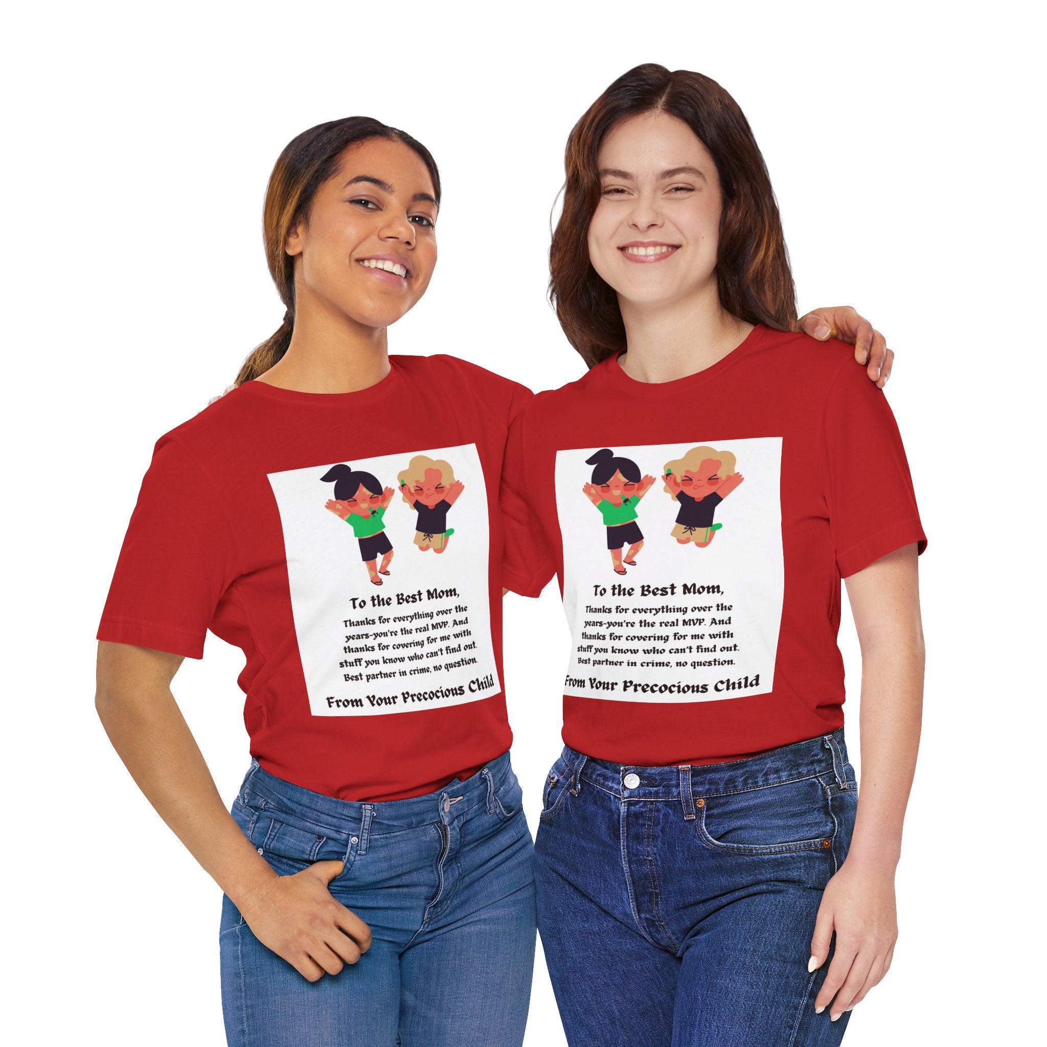 Mom Appreciation T-Shirt — "To the Best Mom" Cute Kids Illustration Gift