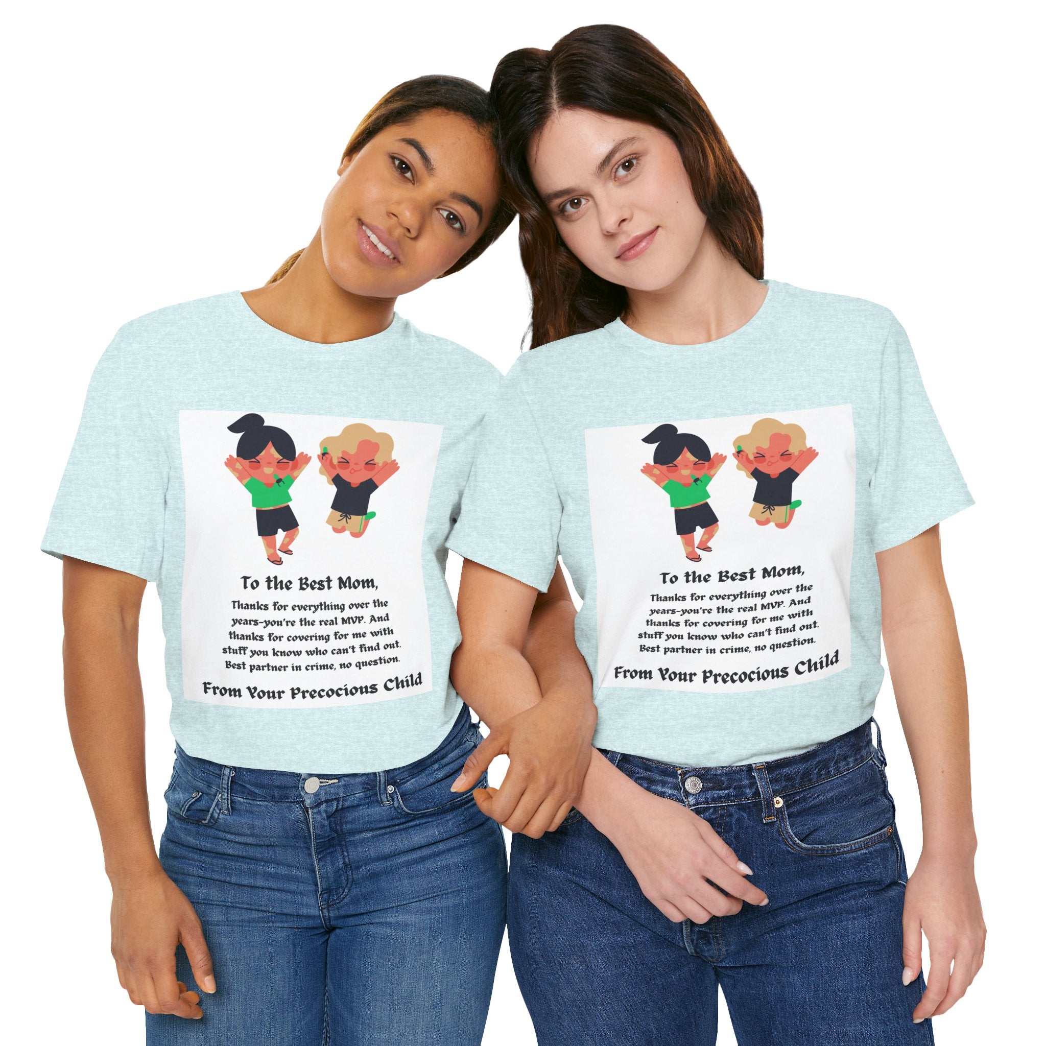 Mom Appreciation T-Shirt — "To the Best Mom" Cute Kids Illustration Gift