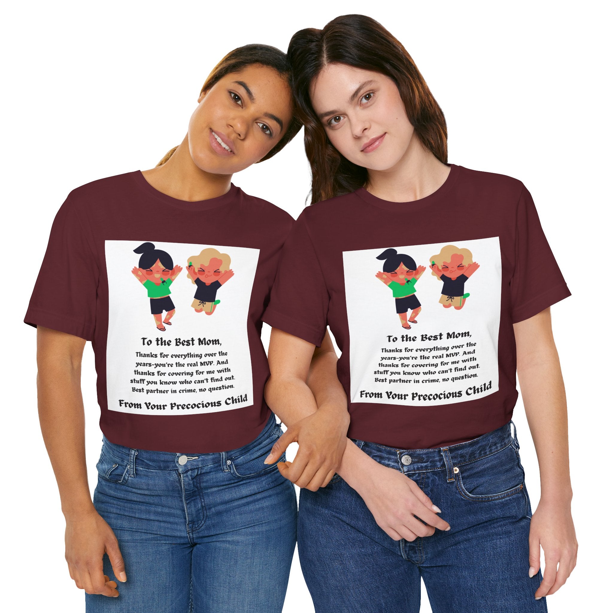 Mom Appreciation T-Shirt — "To the Best Mom" Cute Kids Illustration Gift